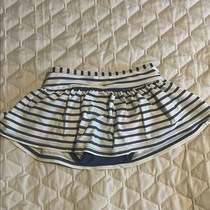 Ruffle Butts Navy and White Striped Skirt